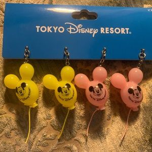 Tokyo Disneyland Mickey Balloon Earrings